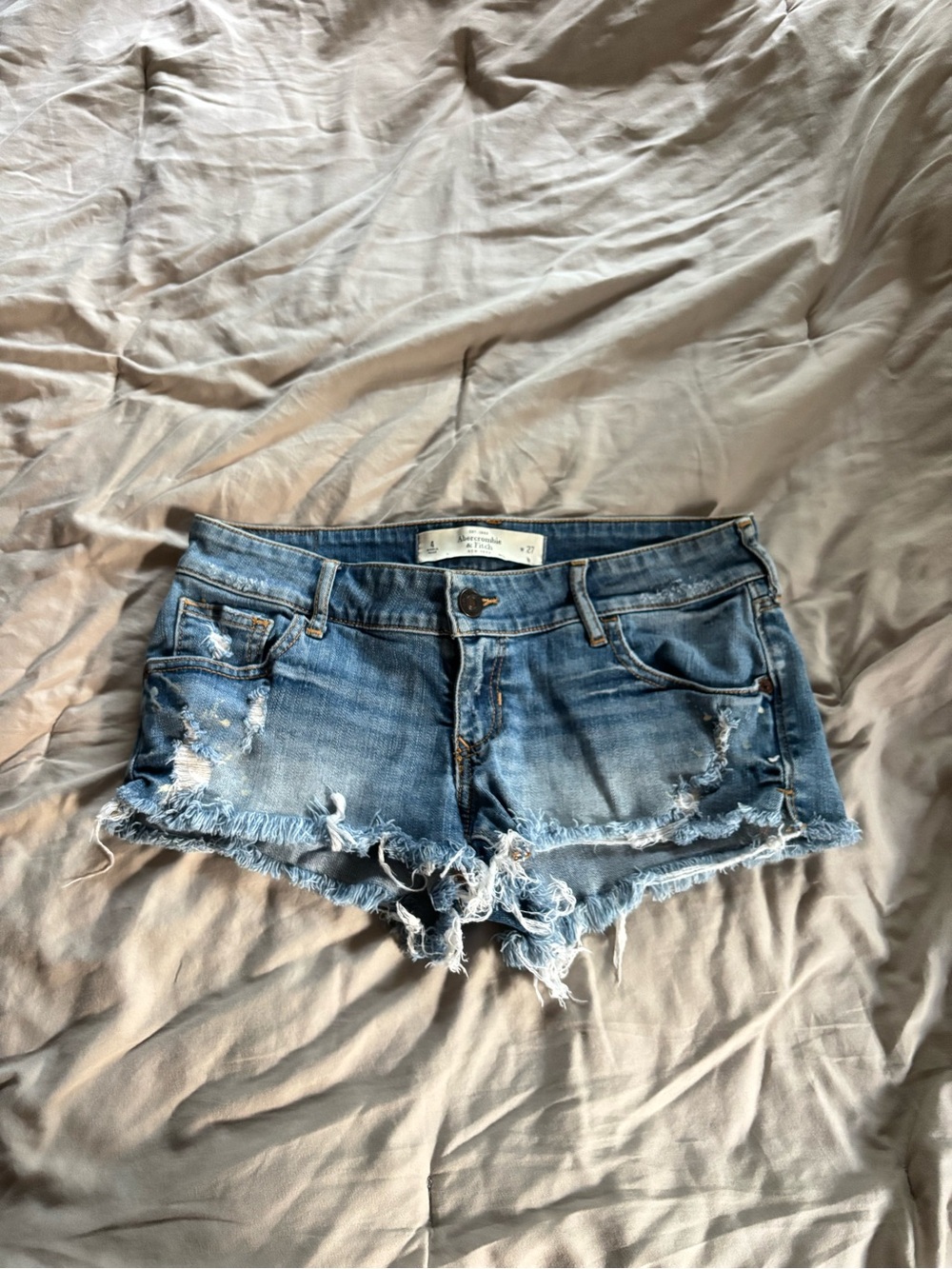 Abercrombie & Fitch Vintage lowrise Denim Shorts